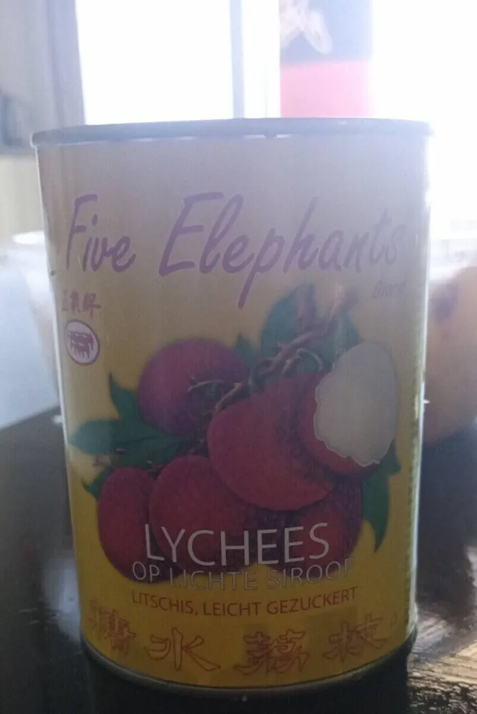 Lychees au sirop
