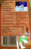 Morceaux de spéculoos biologiques