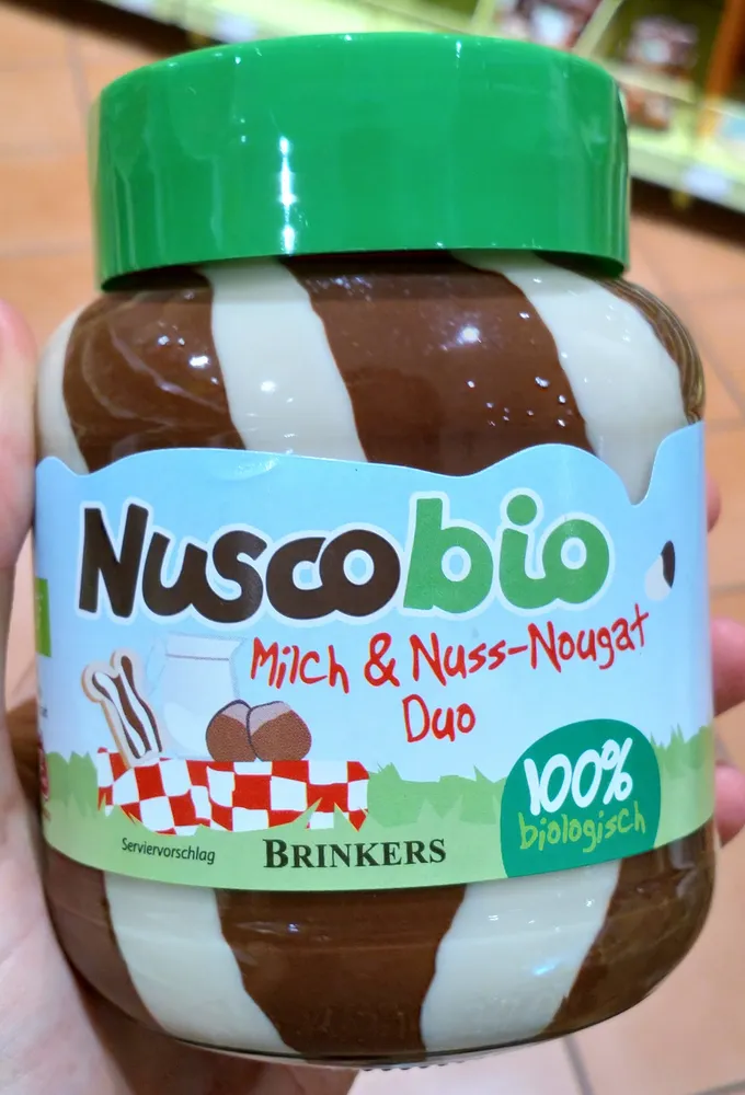 Nuscobio Milch & Nuss-Nougat Duo