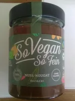 So vegan Nuss-Nougat So Vegan So Fein Nuss Nougat, 270 GR Glas