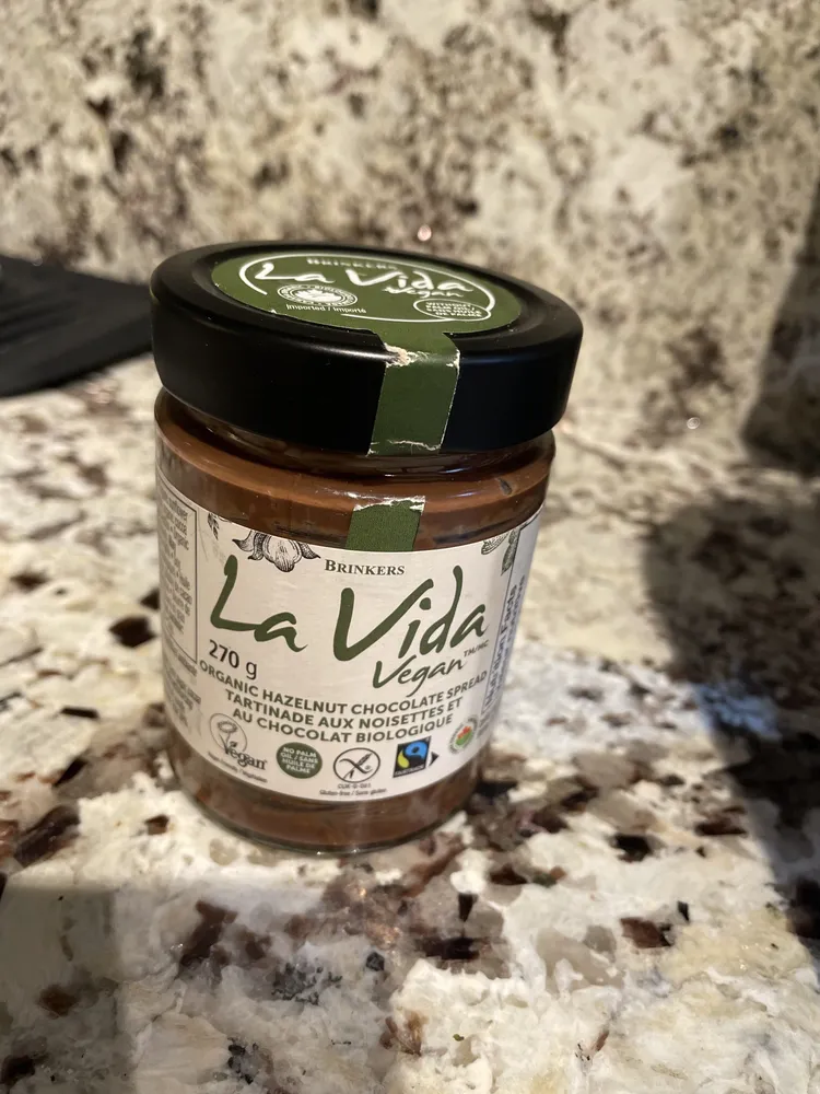 GF Vegan Hazlenut chocolate spread