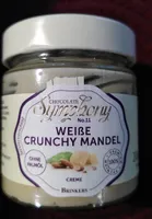 Weiße Crunchy Mandel Creme