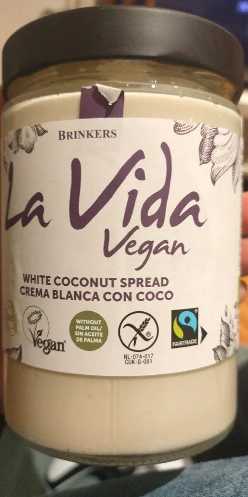White coconut spread