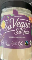 Weisse kokoscreme
