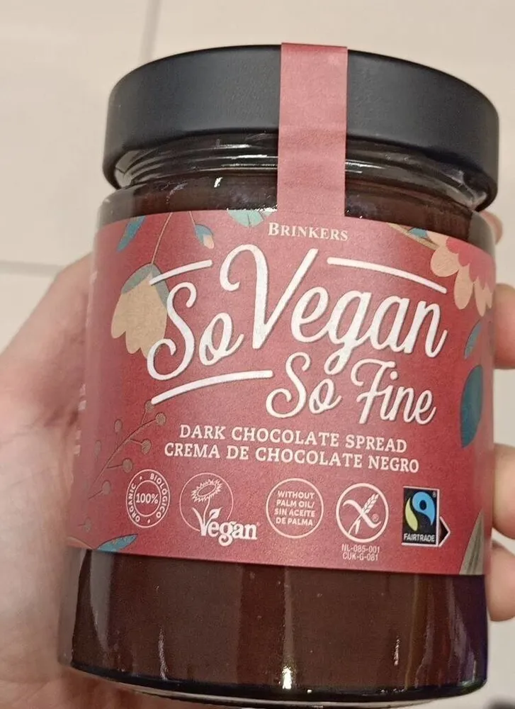 So Vegan So Fine Dark chocolate