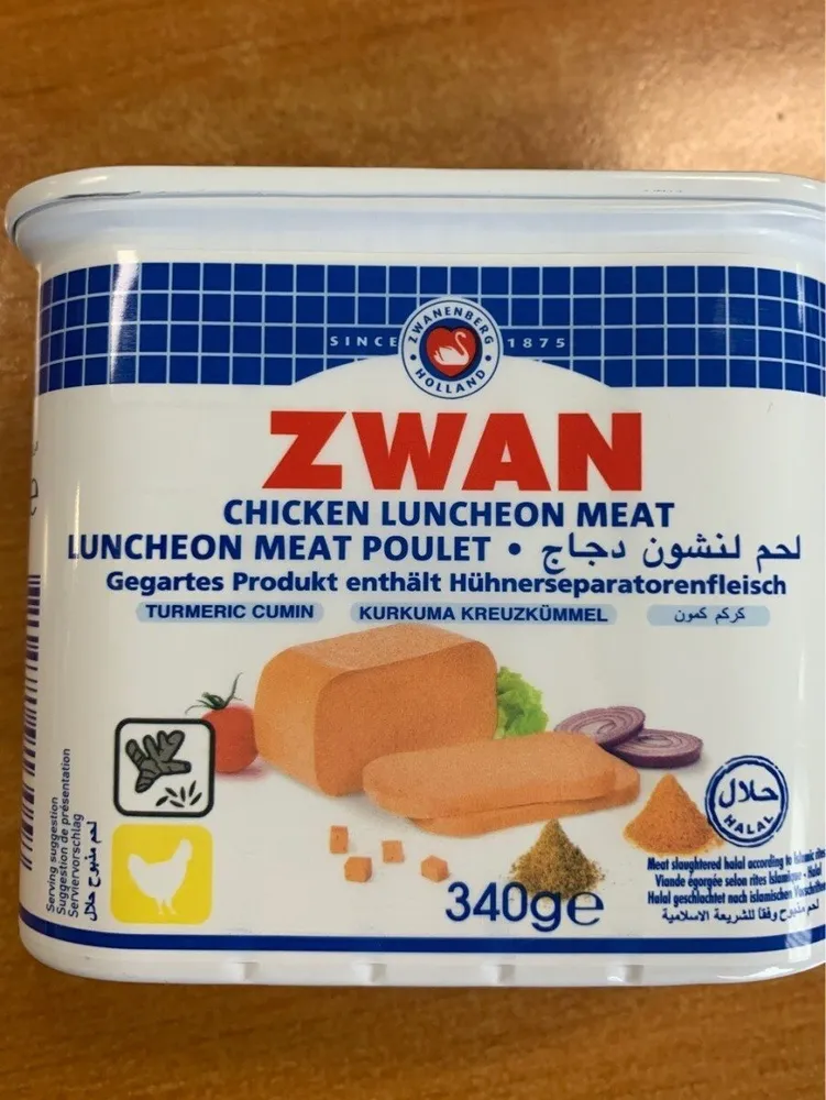 Chicken luncheon meat