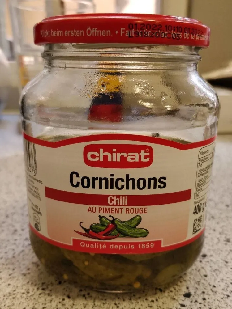 Cornichons Chili au Piment rouge
