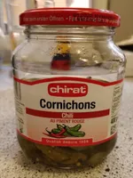 Cornichons Chili au Piment rouge