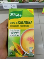 Crema de calabaza Knorr