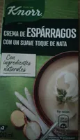 Crema de espárragos con suave toque de nata