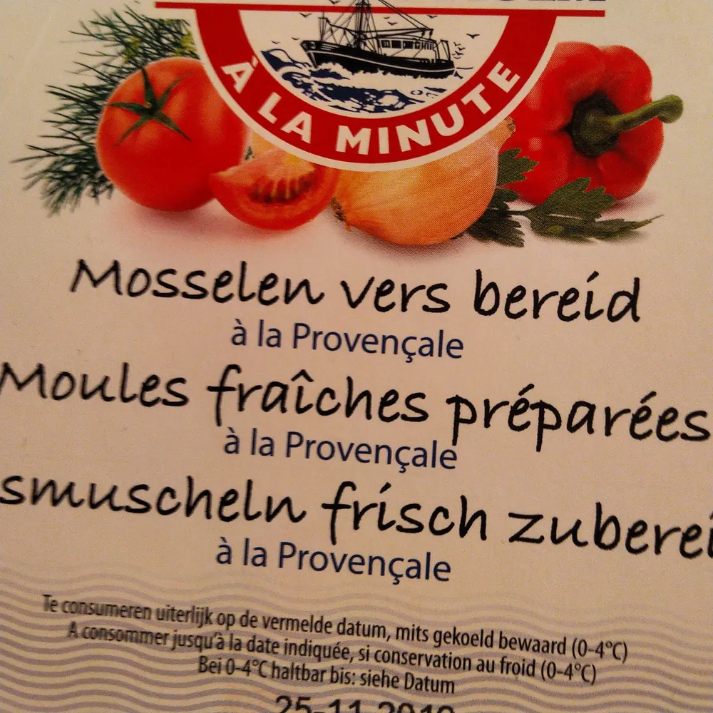 Mosselen vers bereid à la Provençale