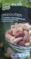 Gezouten notenmix van amandelen,  cashewnoten en hazelnoten