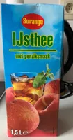 Ijsthee met perziksmaak