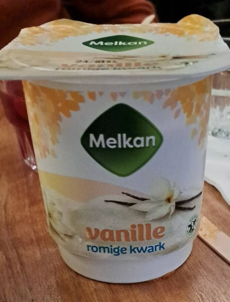Vanille romige kwark