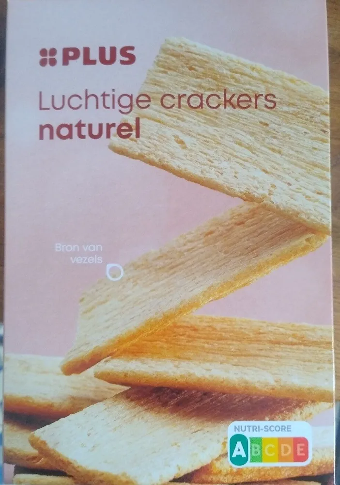 Luchtige crackers naturel