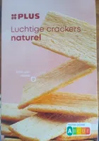 Luchtige crackers naturel