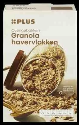 Ovengebakken granola havervlokken