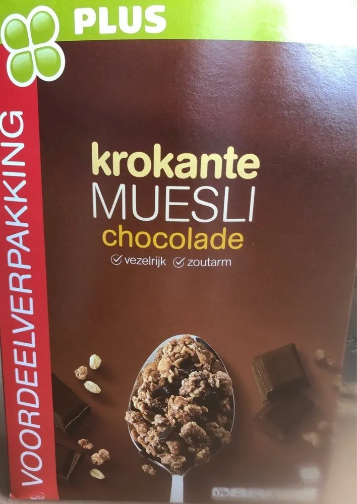 Krokante muesli chocolade