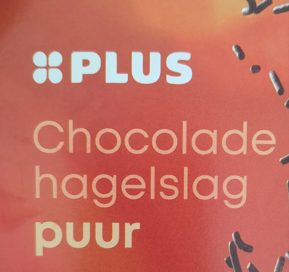 Plus chocolade hagelslag puur