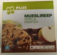 Mueslireep appel & krenten