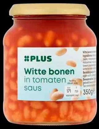 Witte bonen in tomatensaus