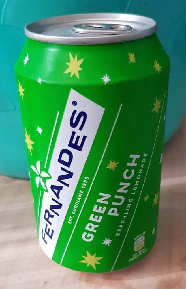 Green punch sparkling lemonade