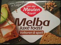 Melba luxe toast Volkoren & spelt