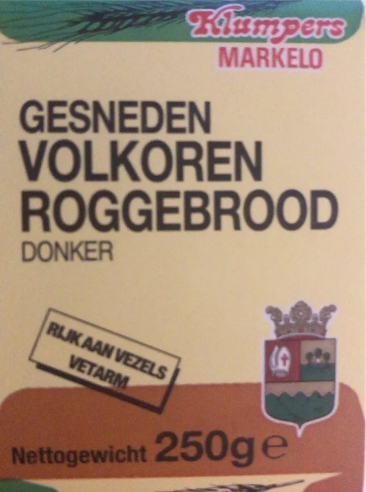 Gesneden volkoren roggebrood