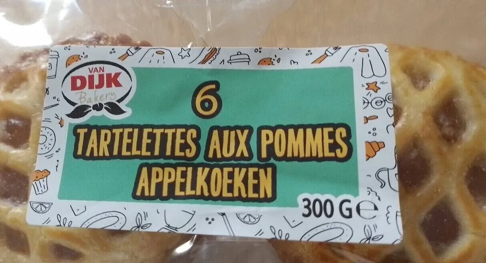 6 Tartelettes aux pommes