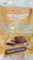 Rice cakes with  milk chocolate