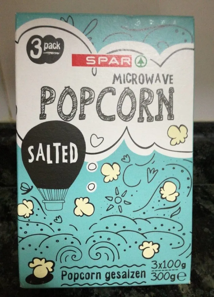 Palomitas saladas de microondas