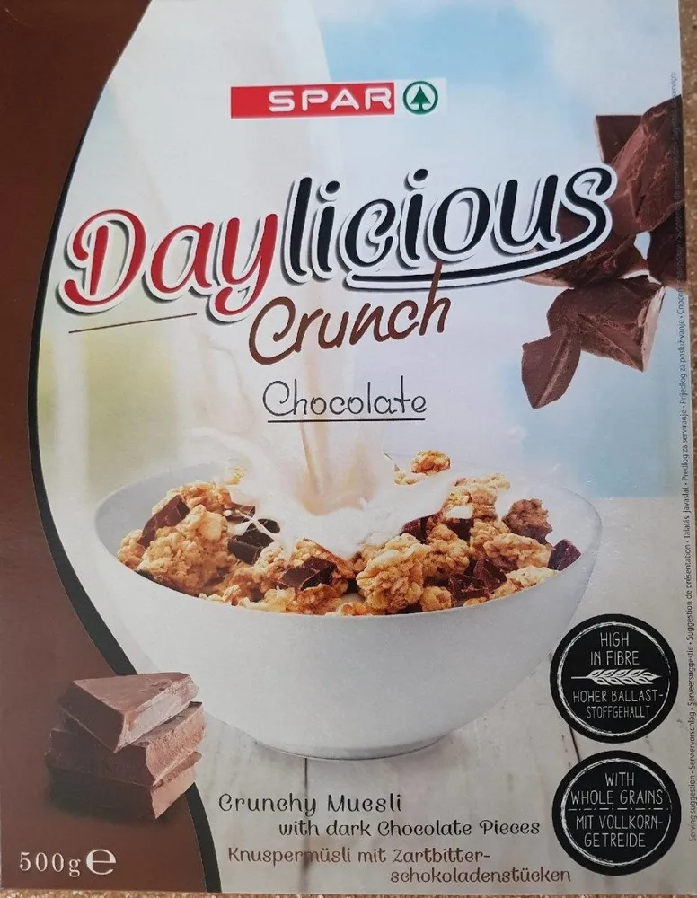 Daylicious crunch chocolate 500g