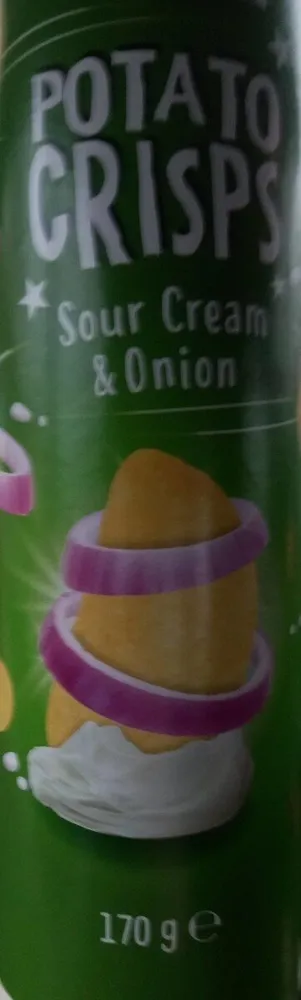 Potato Crisps Sour cream and onion flavour