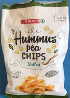 Hummus pea chips salted