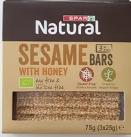 Sesame bars with honey