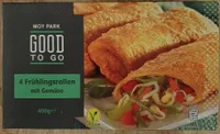 4 Frühlingsrollen mit Gemüse