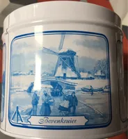 Gaufres à La Mélasse Dans Boîte Avec Décor De Faïences De Delft