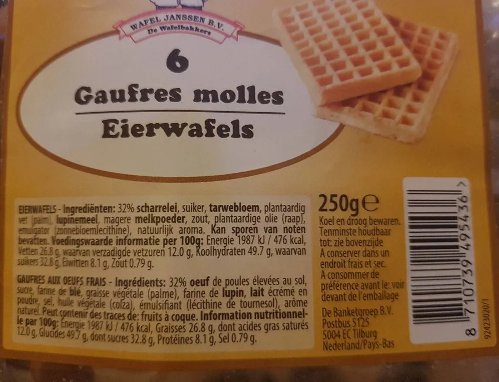 Gaufres molles