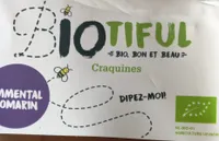 Biotiful craquines emmental romarin