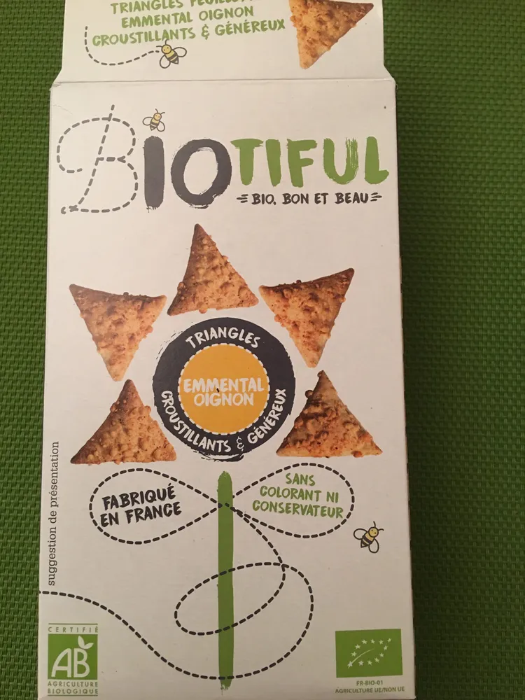 Triangle emmental oignons