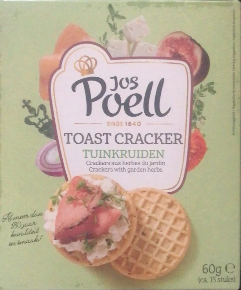 Crackers aux herbes du jardin