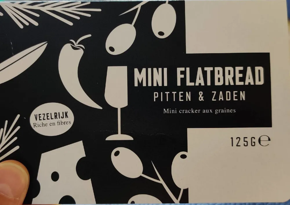 Mini flatbread pitten & zaden