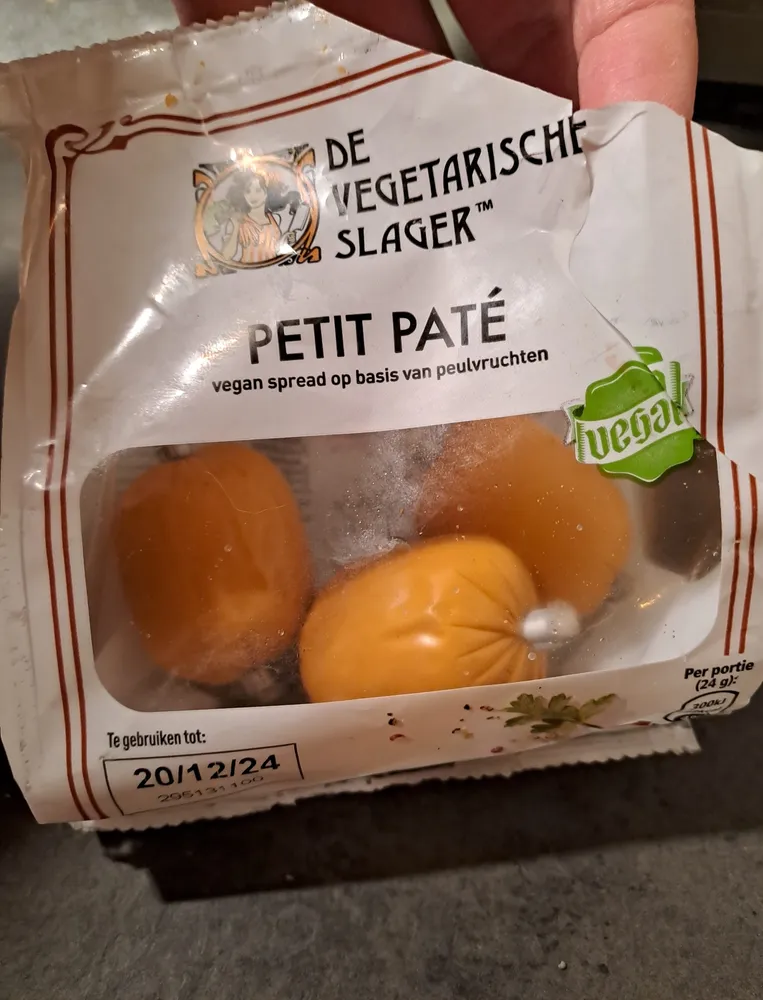Vegetarische Slager Vegan petit pate