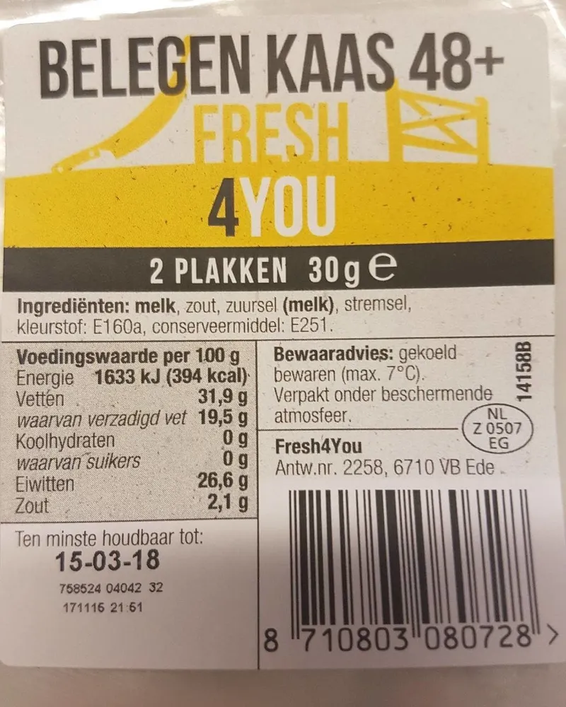Belegen Kaas 48+