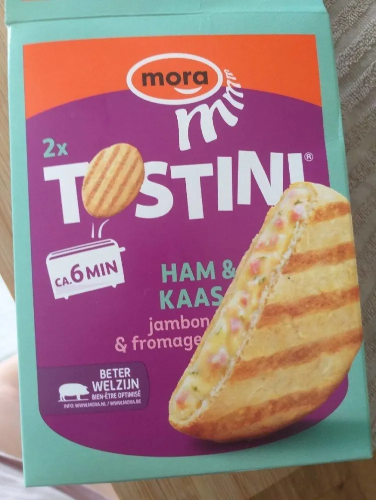 Tostini jambon et fromage