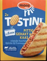 Tostini pittig gehakt en kaas