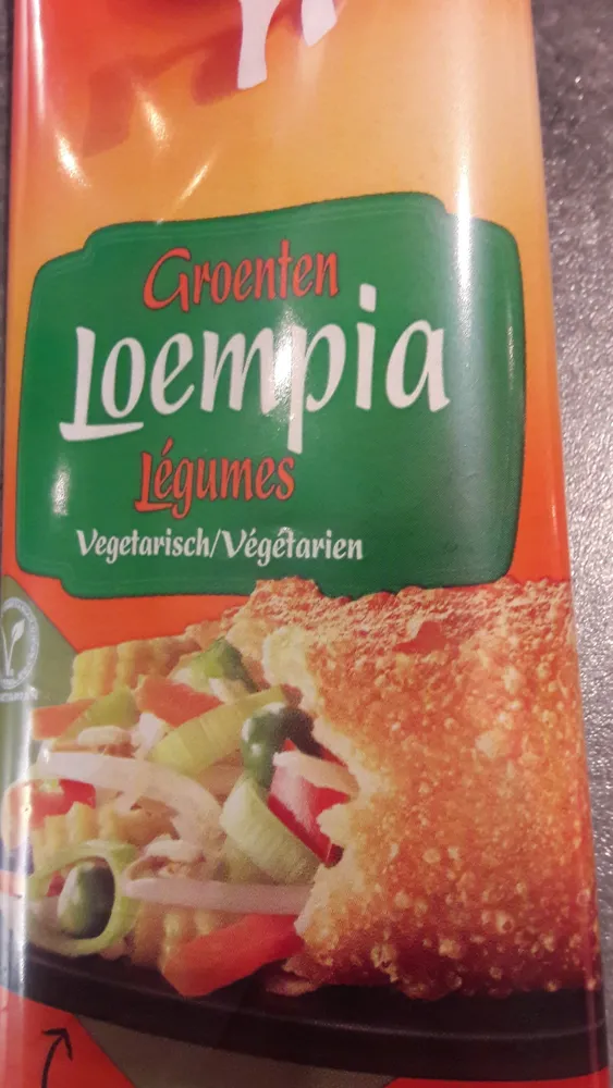 Groenten Loempia, vegetarisch