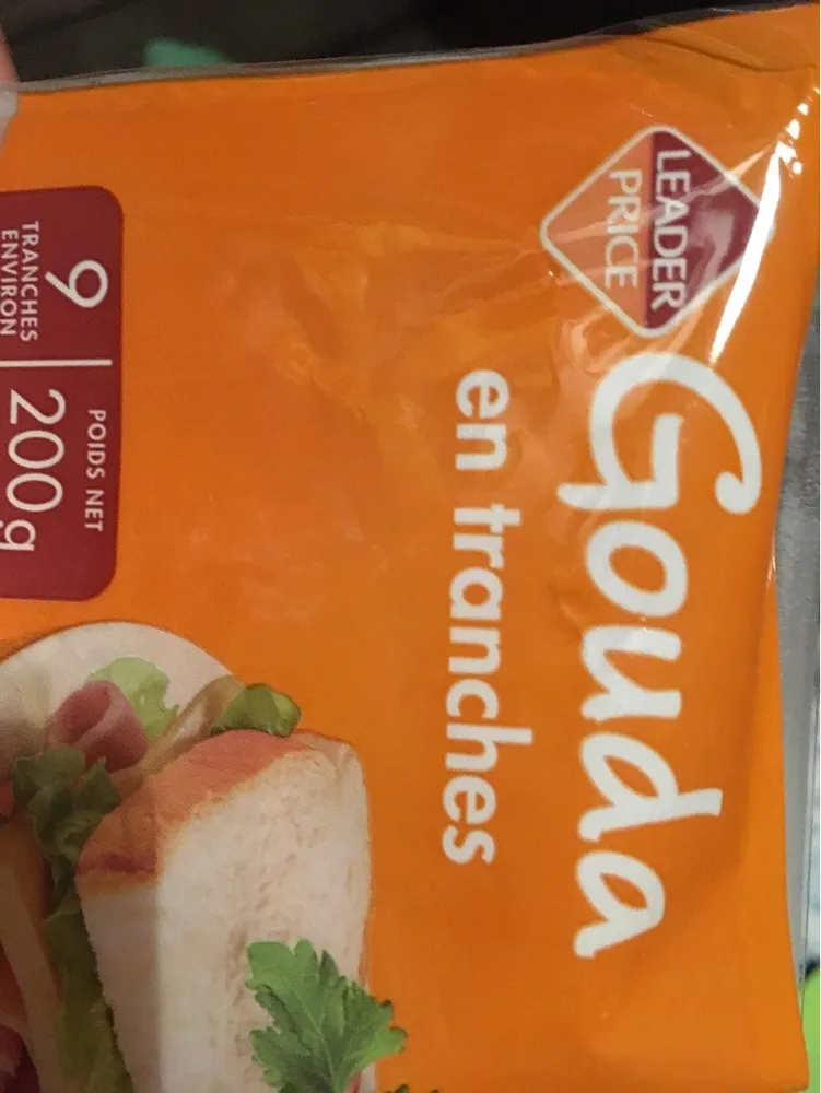 Gouda en tranches