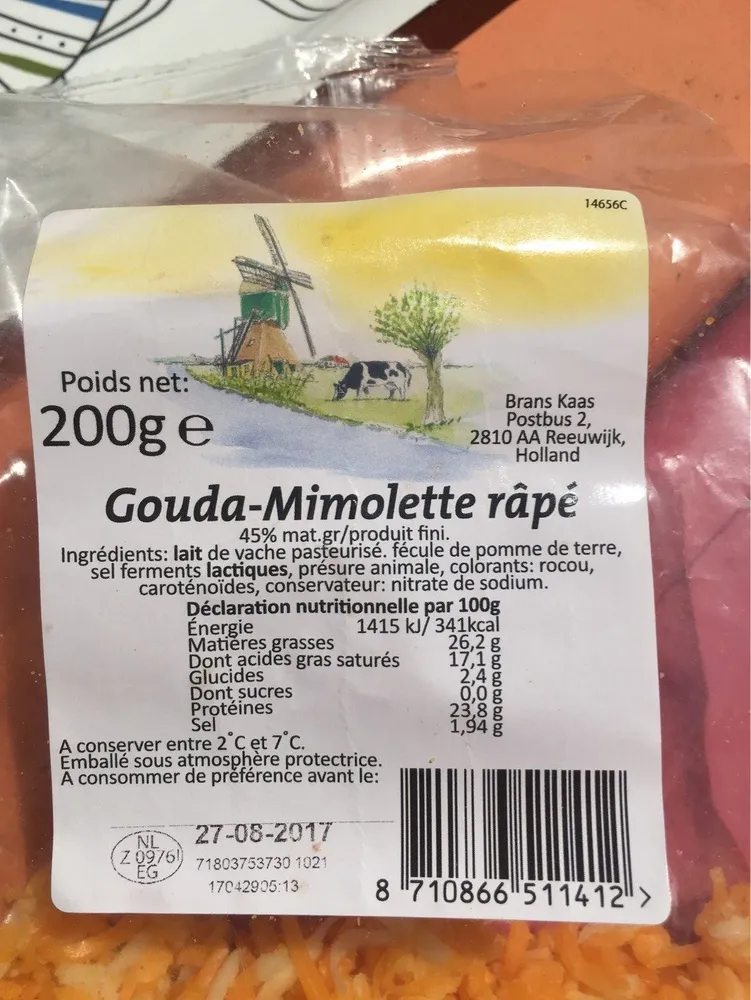 Gouda mimolette rape