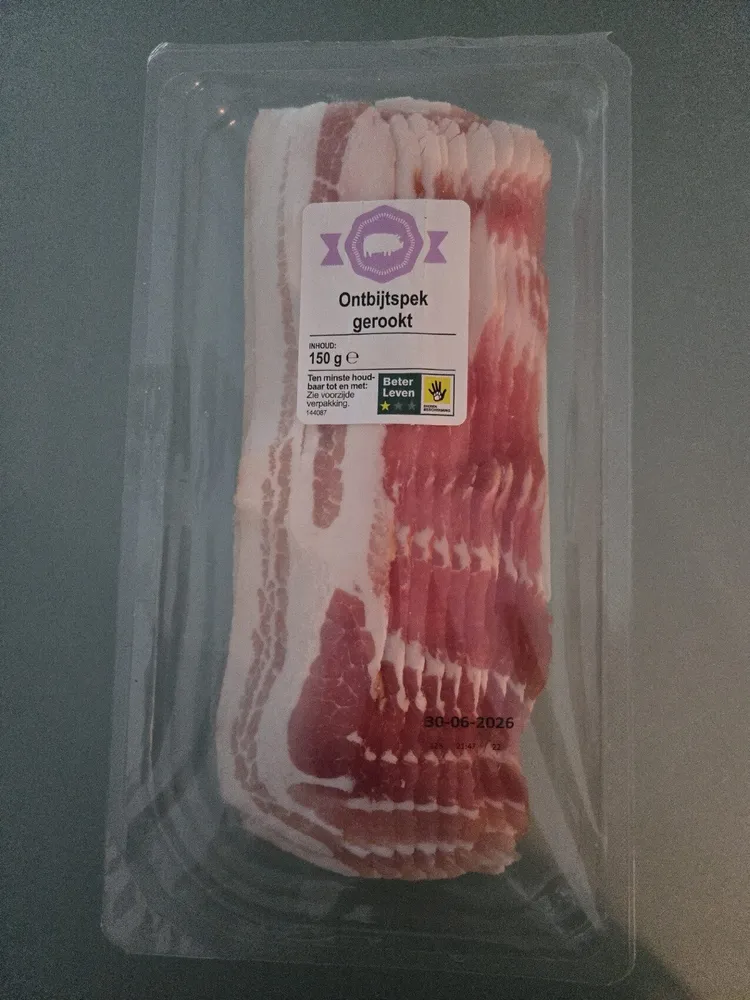 Gerookte En Gezouten Ontbijtspek